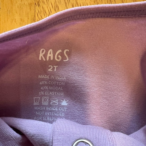 RAGS Essentials Rag Romper NWT Color Orchid Size 2T - Picture 4 of 7